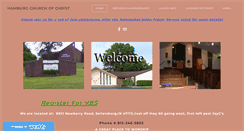 Desktop Screenshot of hamburgchurchofchrist.org